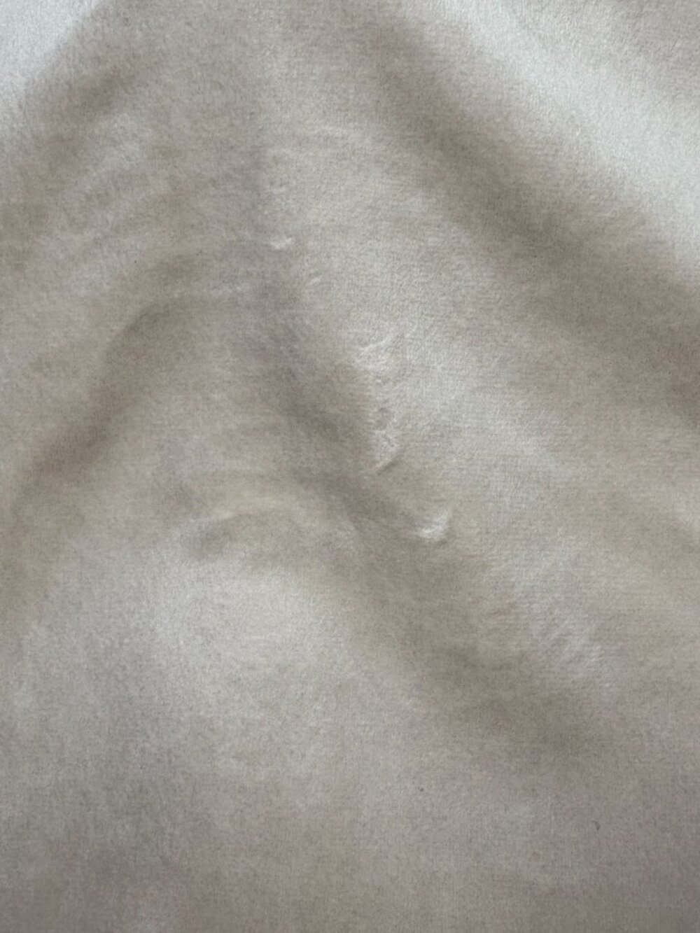 Spyder Velour Mock Neck Full Zip Jacket Cream Tan Beige Athleisure Cozy Plush M - Picture 6 of 8